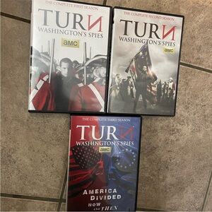 🏀Turn Washington spies series season 1, 2 and 3 dvds